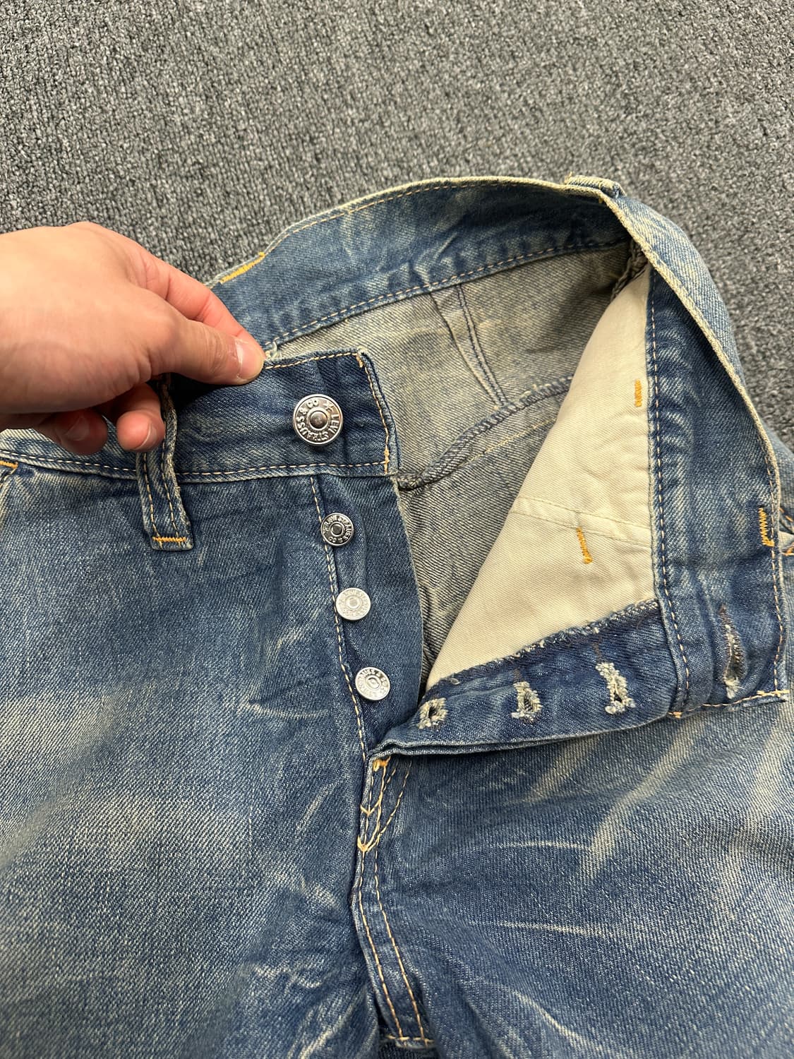 31) 리바이스 910 빈티지 와이드 데님팬츠 상품이미지7