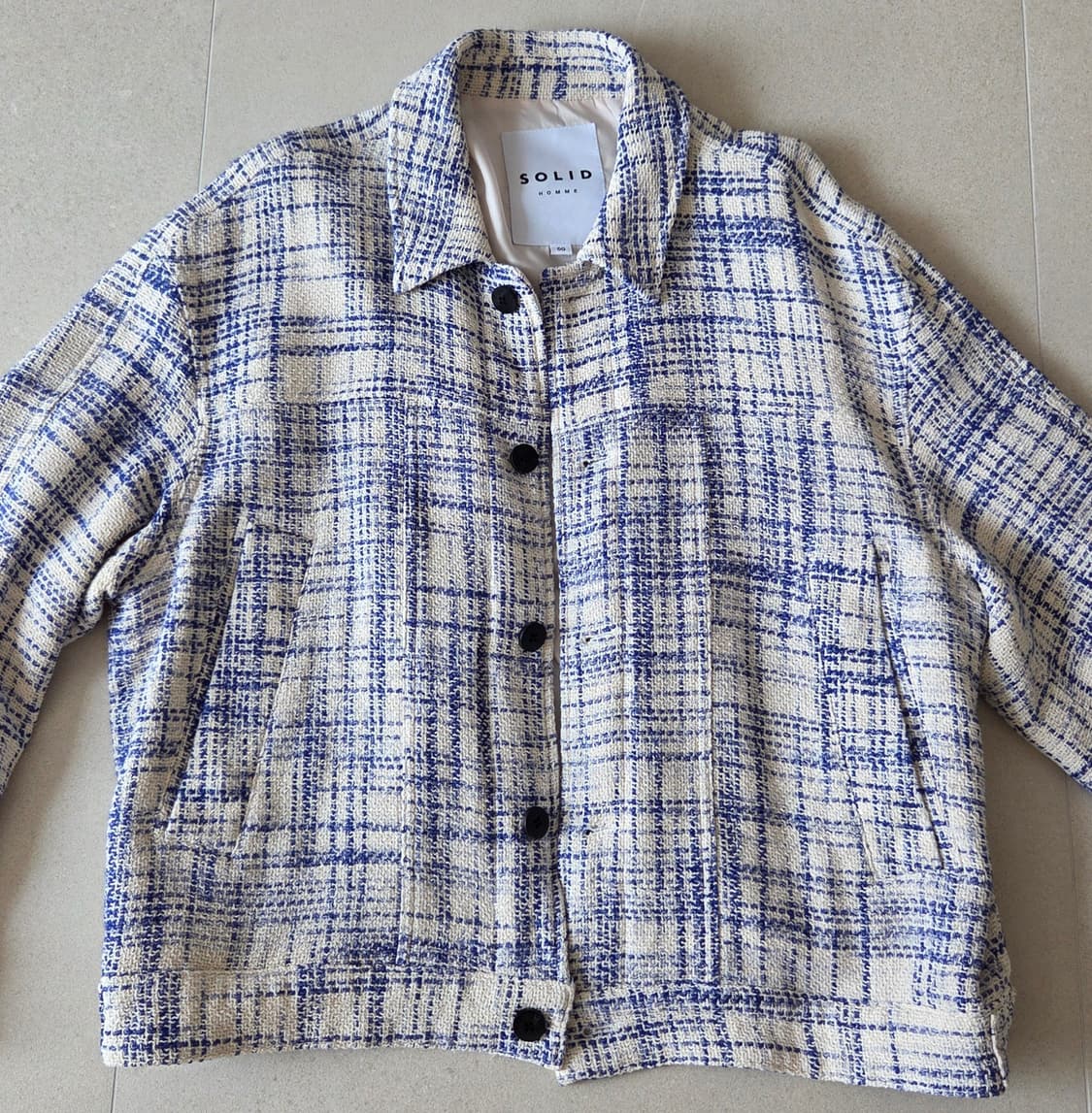 솔리드옴므 트위드 자켓 105 상품이미지1