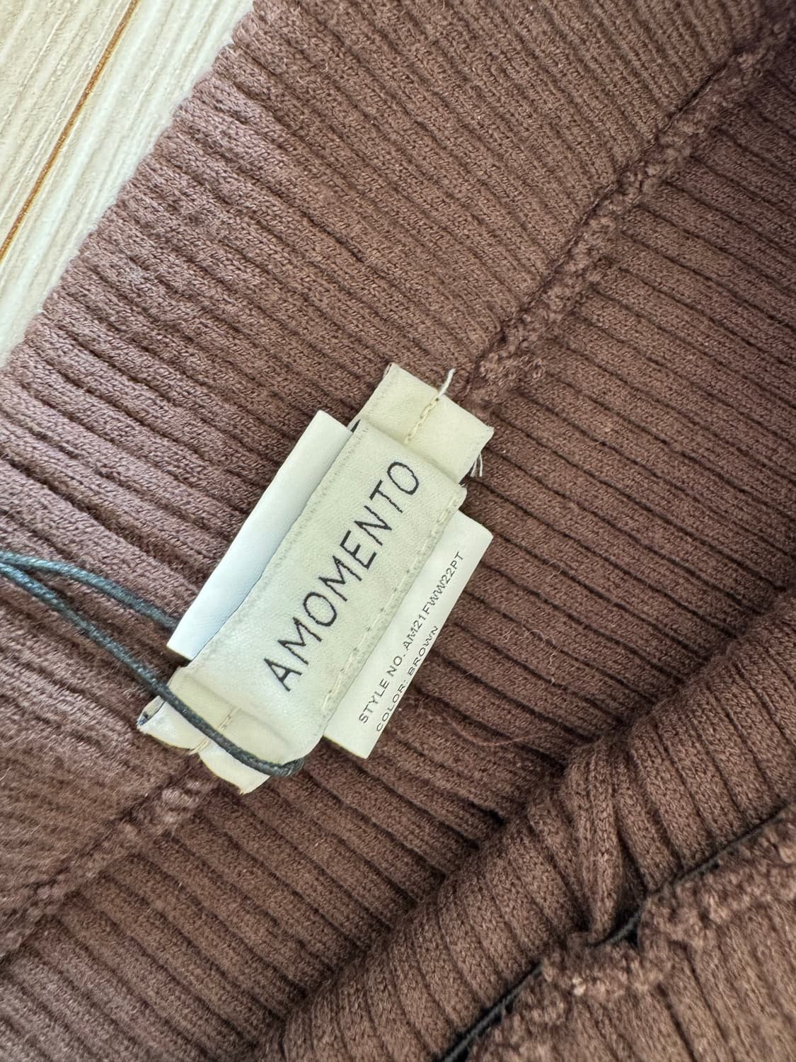 아모멘토 립니트 팬츠 상품이미지6