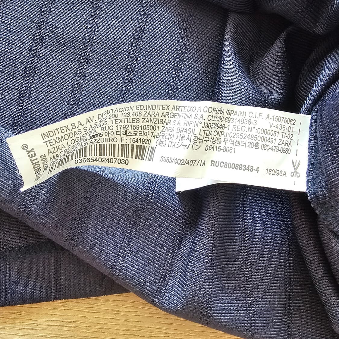 US M 체감 105 XL ) 자라 블록코어 레플리카 저지 긴팔 티셔츠 상품이미지6