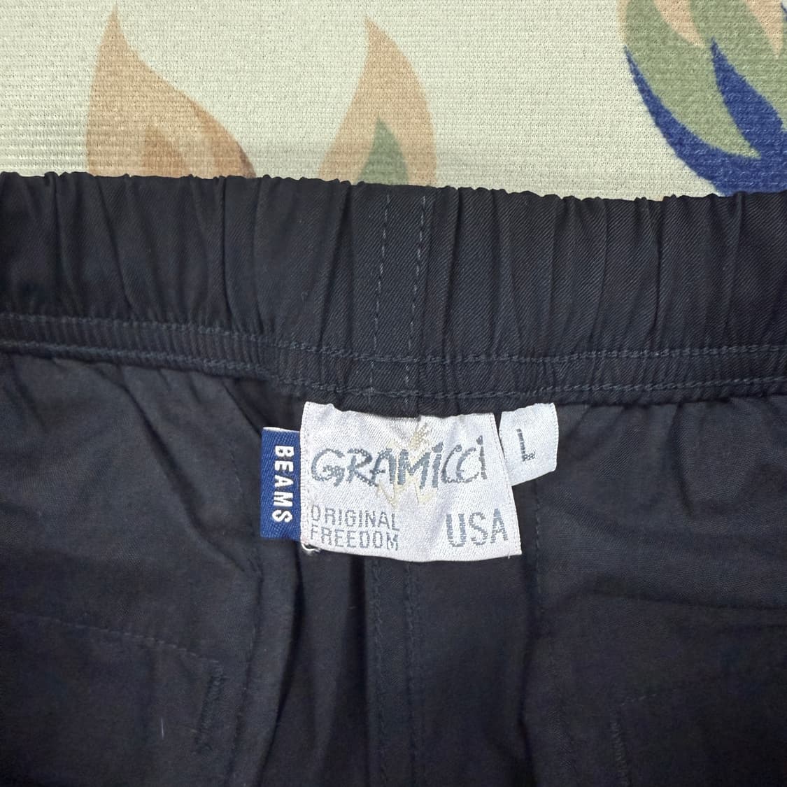 (L)그라미치x 빔즈 코튼팬츠(블랙,GMP-19S856) 상품이미지2