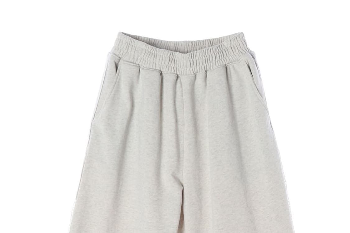 RONRON 코튼 100% 와이드 밴딩 스웻팬츠 상품이미지3