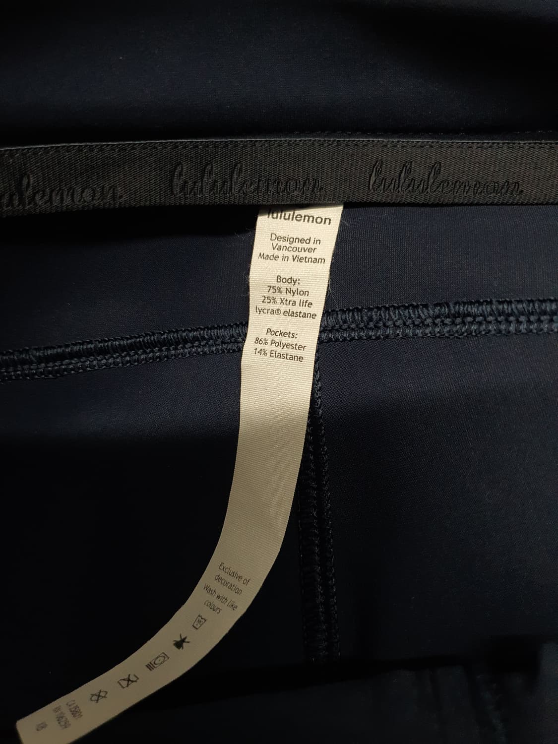 룰루레몬 lululemon 스트레치 슬림핏 팬츠 사이즈 4 상품이미지7