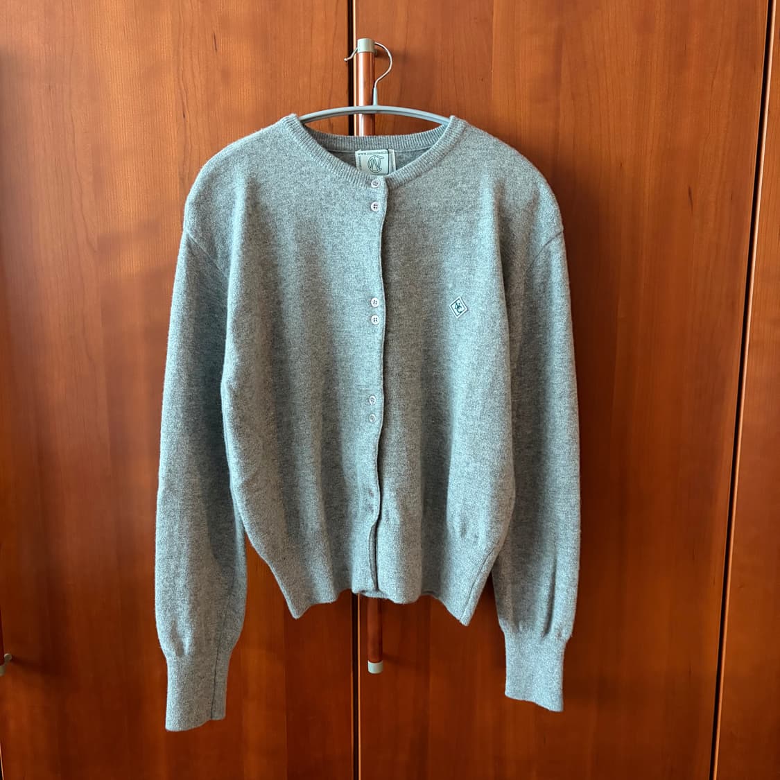 노컨텐츠 캐시미어 울 가디건 멜란지 그레이 상품이미지3