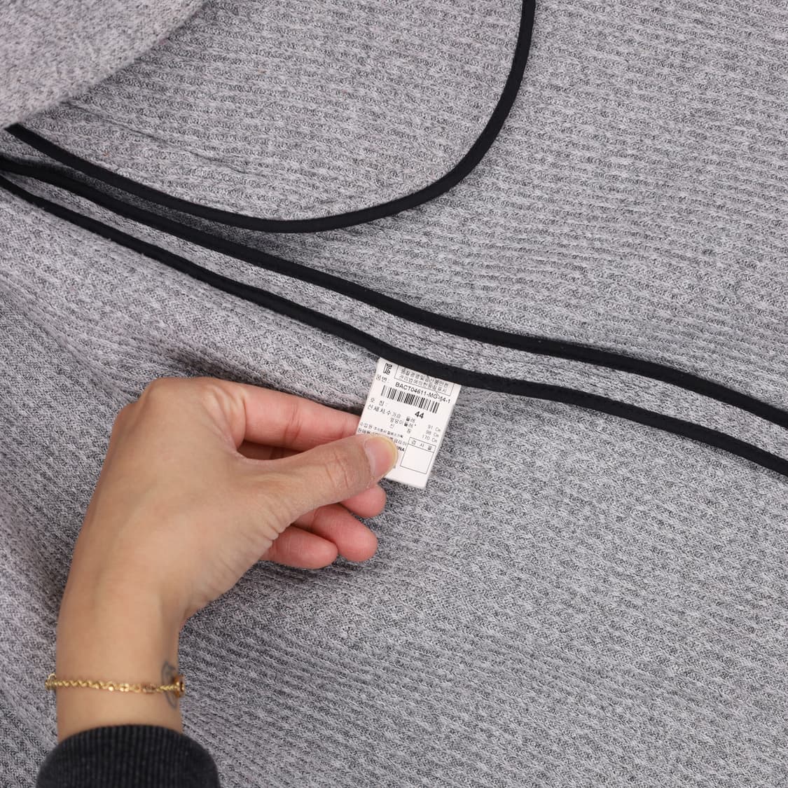 [44] 스타일베네통 여성 노카라 자켓 1104HR1 상품이미지6