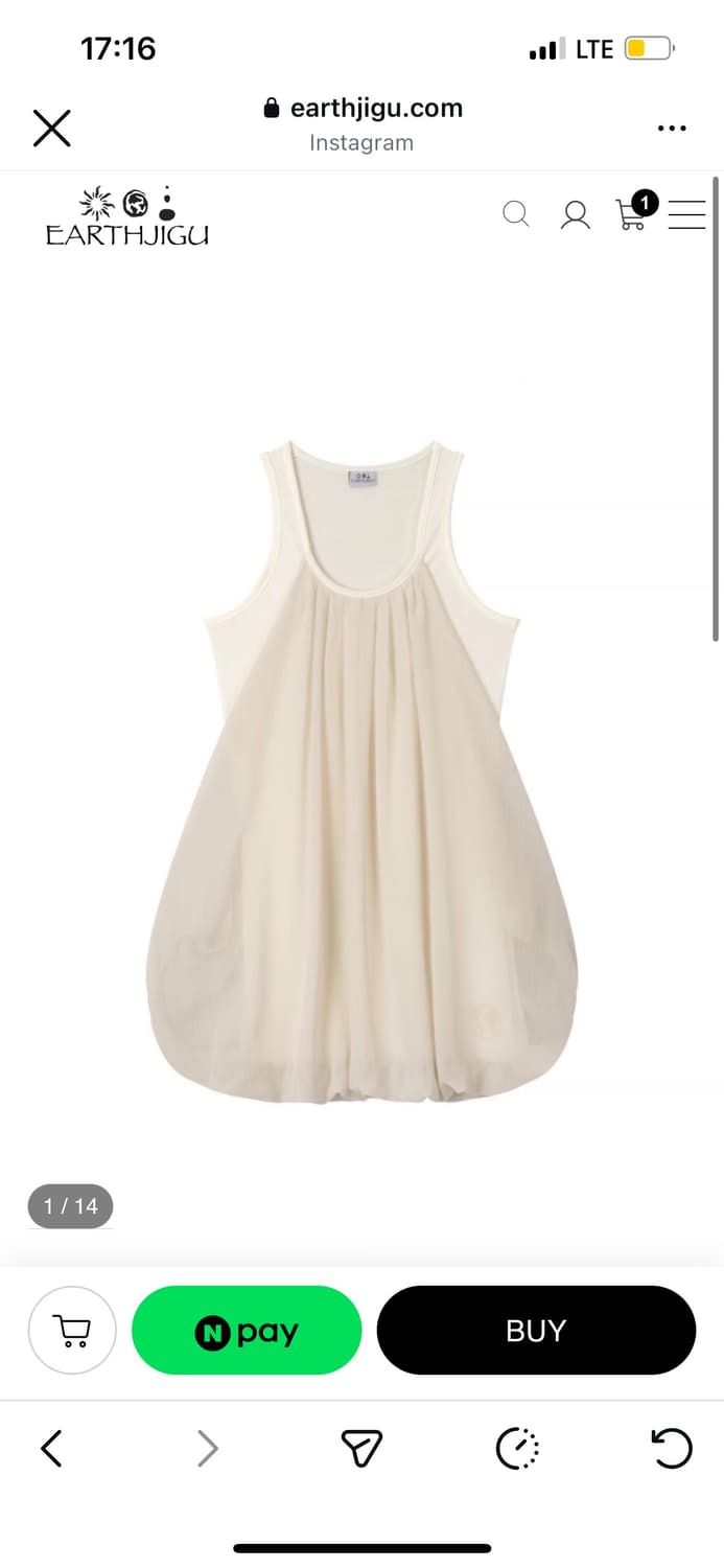 Earthjigu JELLYFISH BUBBLE DRESS 얼스지구 상품이미지1