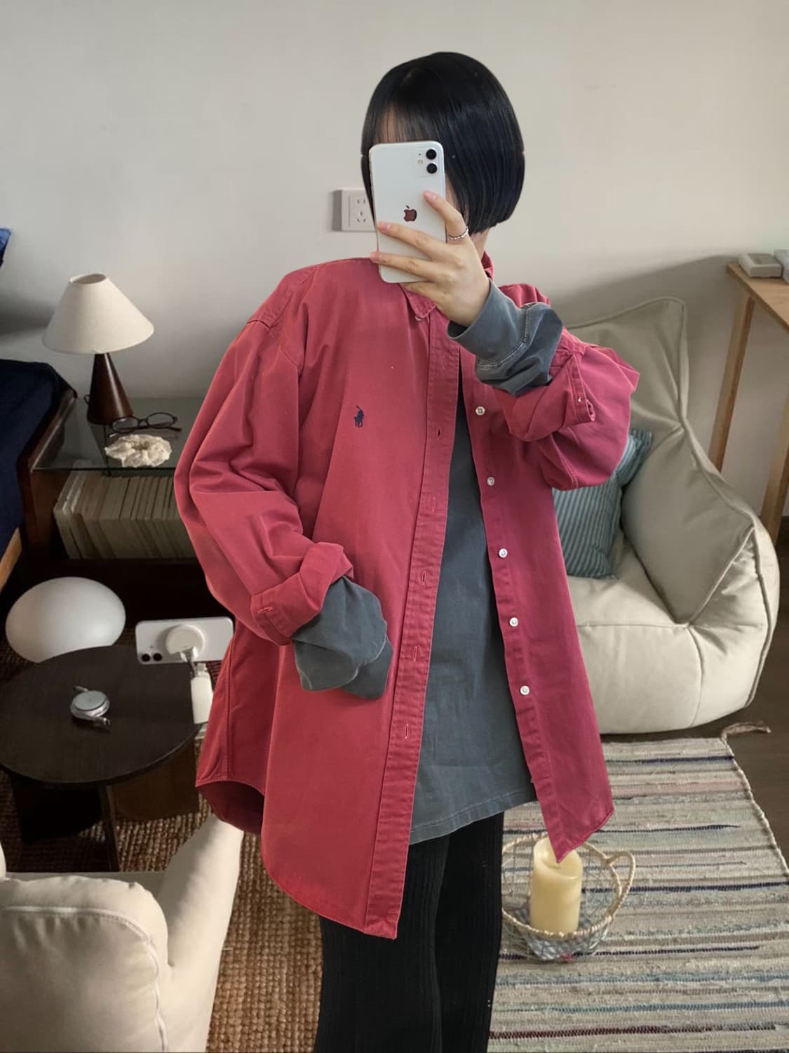 폴로랄프로렌 솔리드 셔츠 (Man 2XL) AA1046  상품이미지1