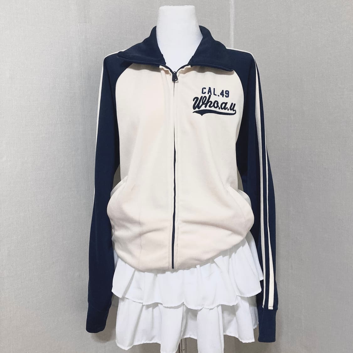 후아유 단가라 집업 M 상품이미지1