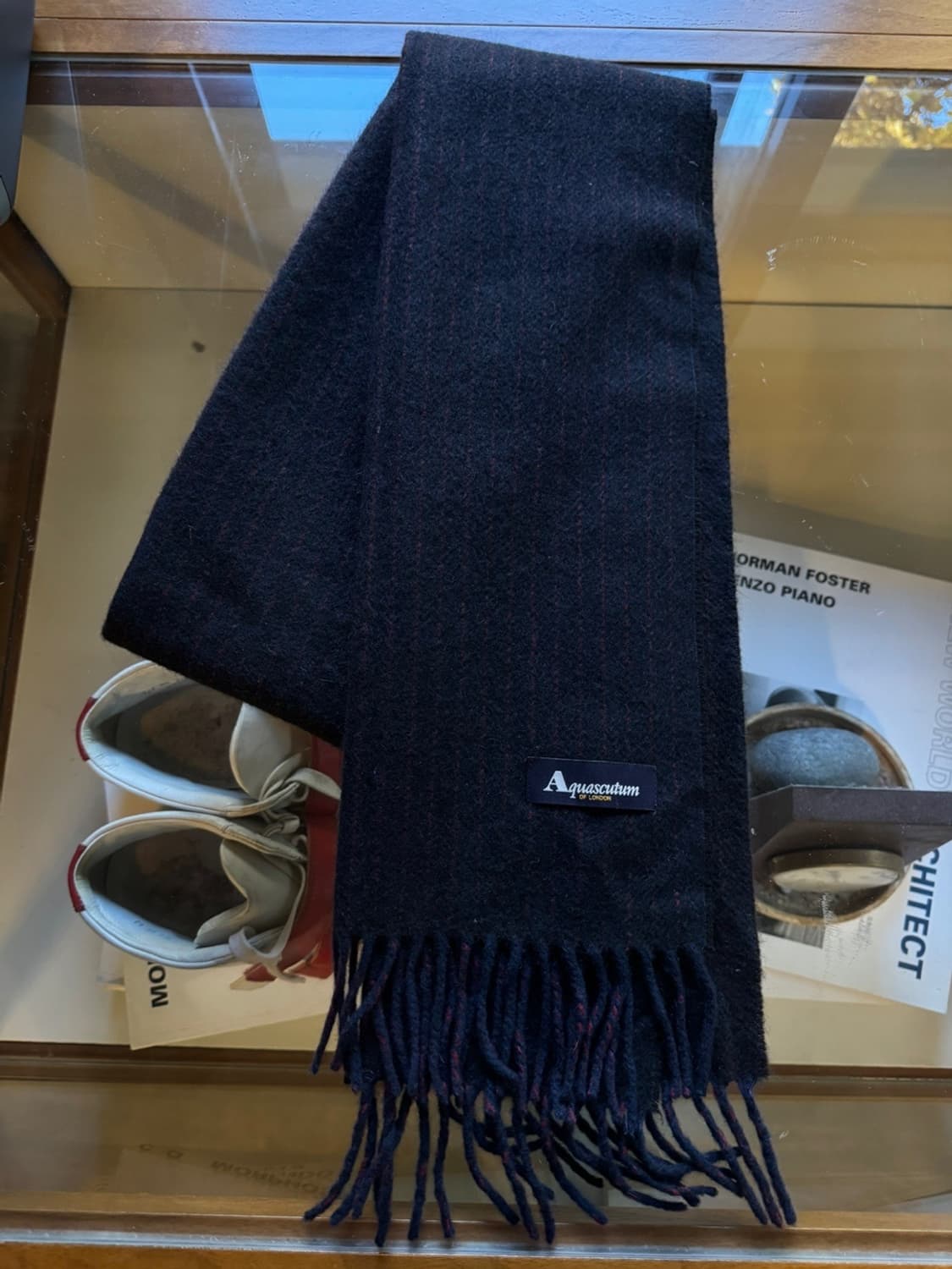 아쿠아스큐텀 캐시미어 머플러 상품이미지6