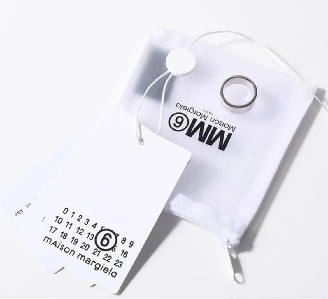  MM6 메종 마르지엘라 뉴메릭 미니멀 시그니처 링 상품이미지6