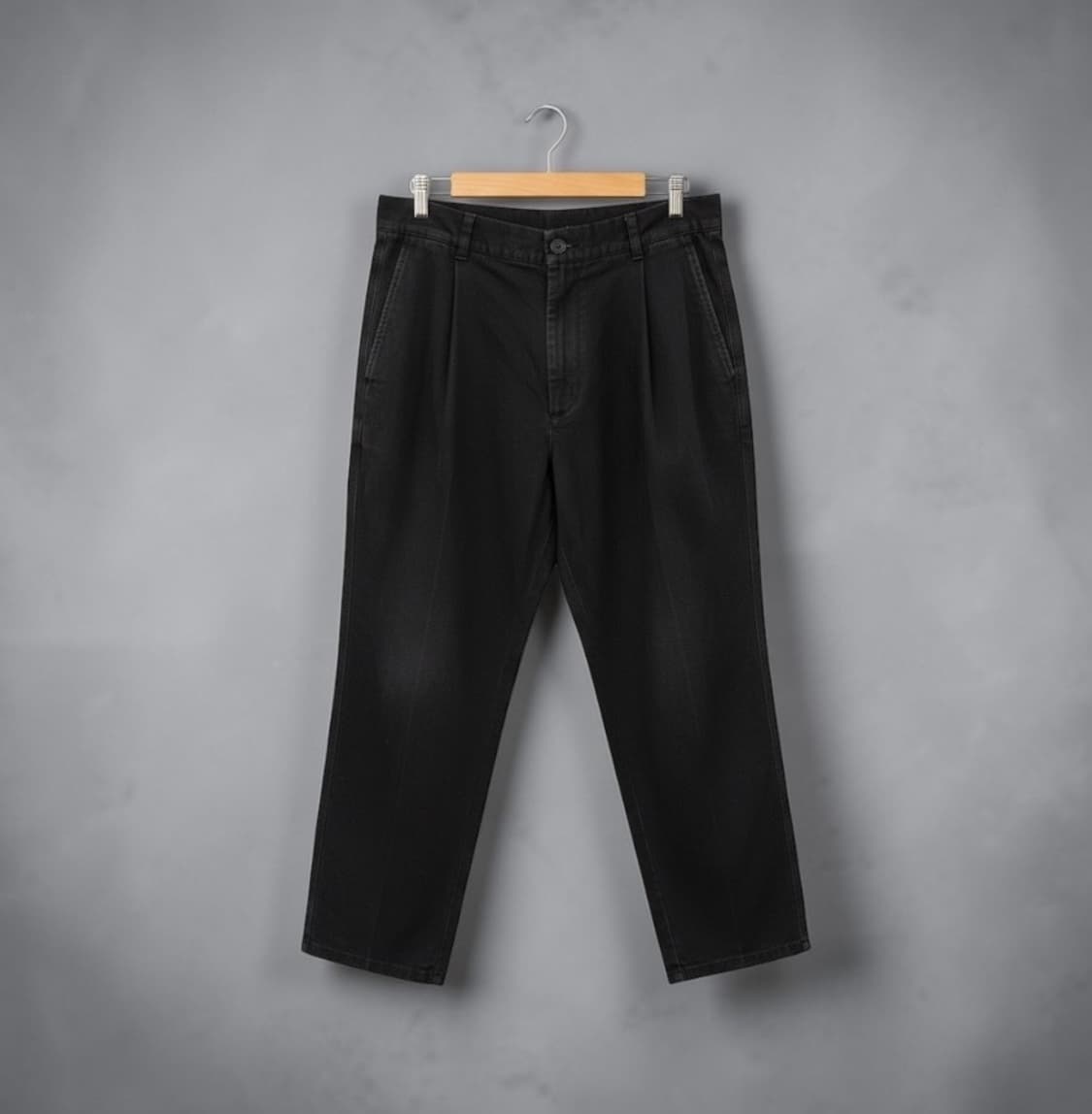 50/ 에르메네질도 제냐 가먼트다잉 원턱 팬츠 상품이미지1