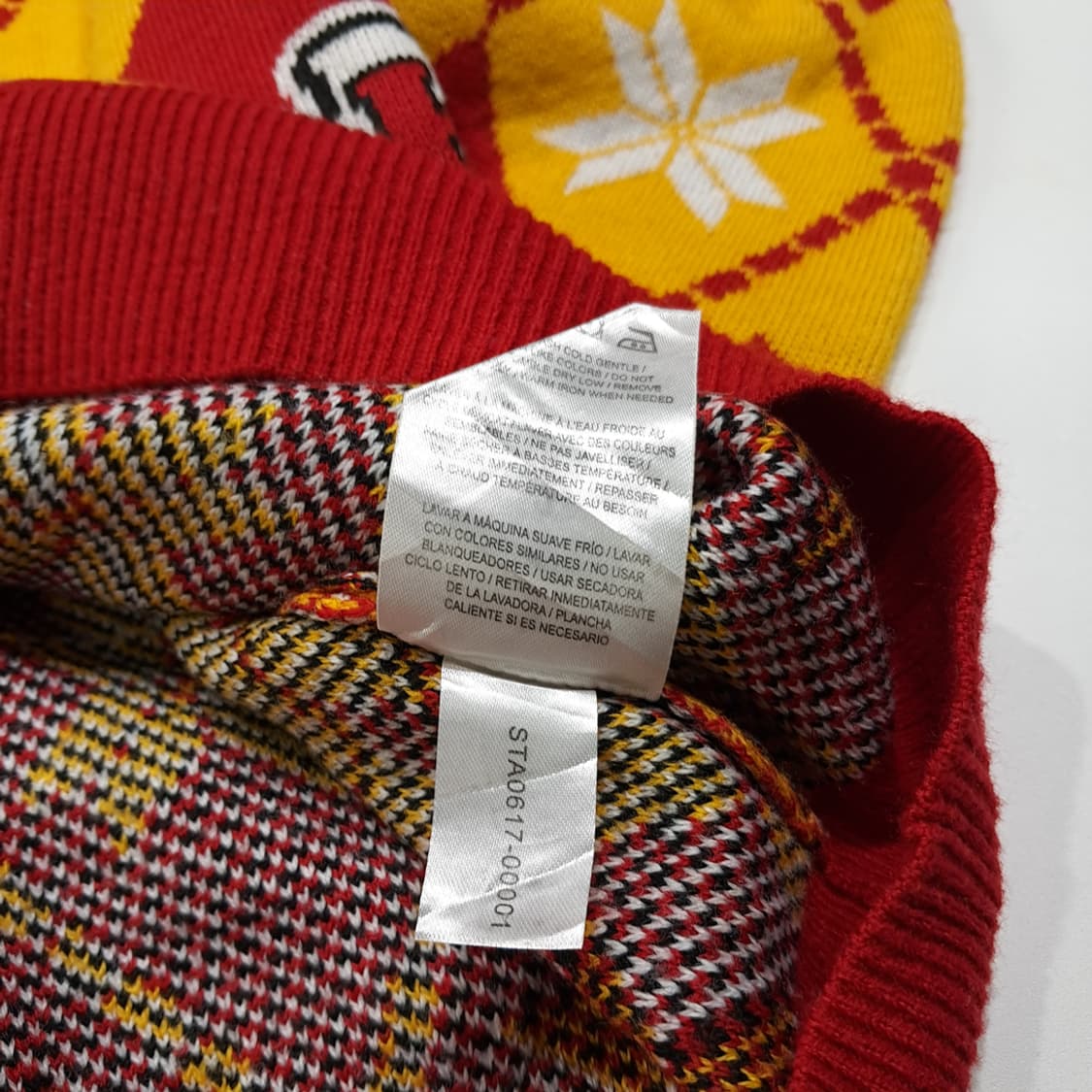 CL316 2XL NFL 아크릴 캔자스시티치프스 아가일 니트 스웨터 상품이미지6