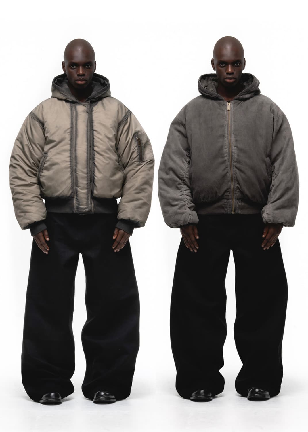 NOFAITHSTUDIOS 리버서블 크롭 봄버 상품이미지3