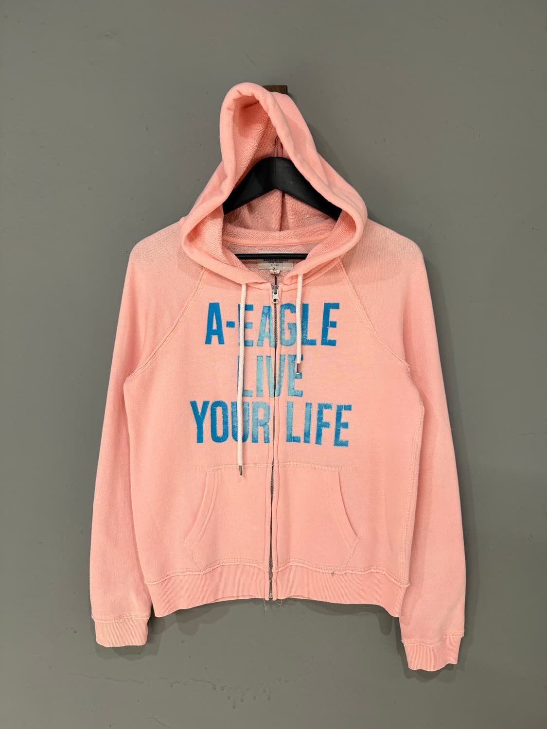 American eagle lettering hood zip-up 상품이미지5