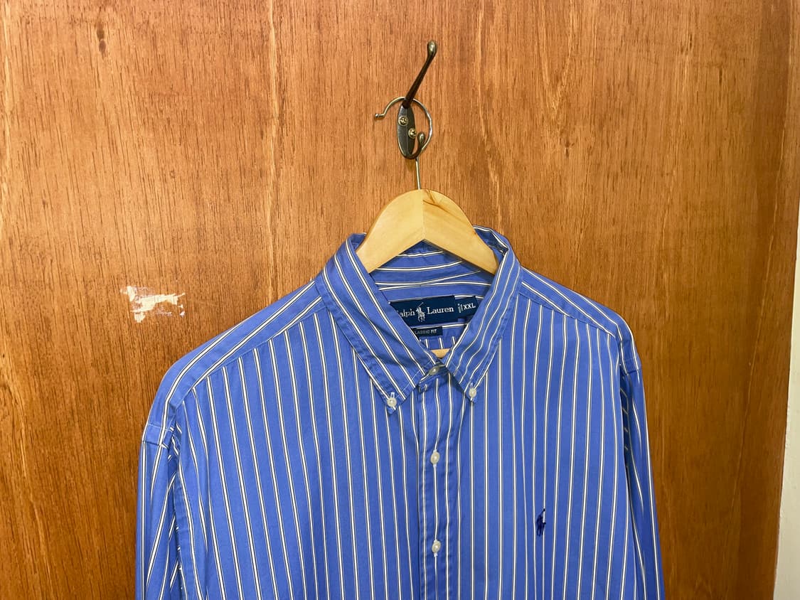 (2XL) POLO 폴로 랄프로렌 스트라이프 셔츠 클래식핏  상품이미지3