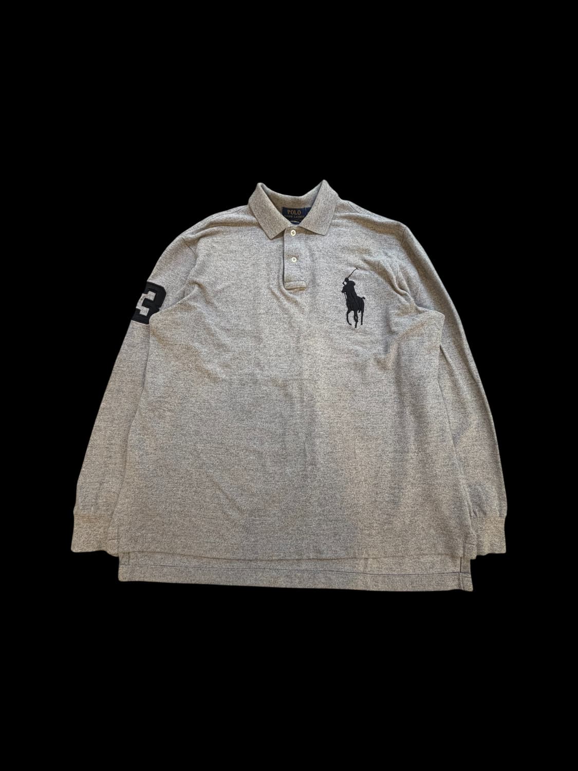 폴로 빅 포니 그레이 카라 롱슬리브 상품이미지2