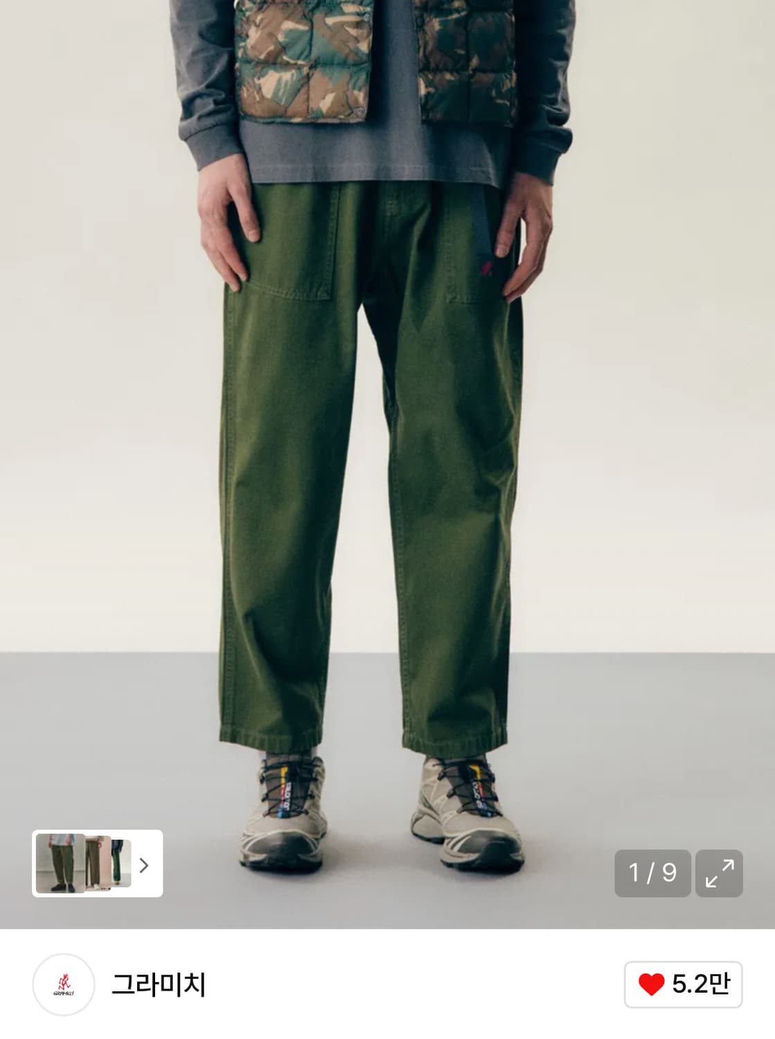 그라미치 루즈 테이퍼드 팬츠 상품이미지2