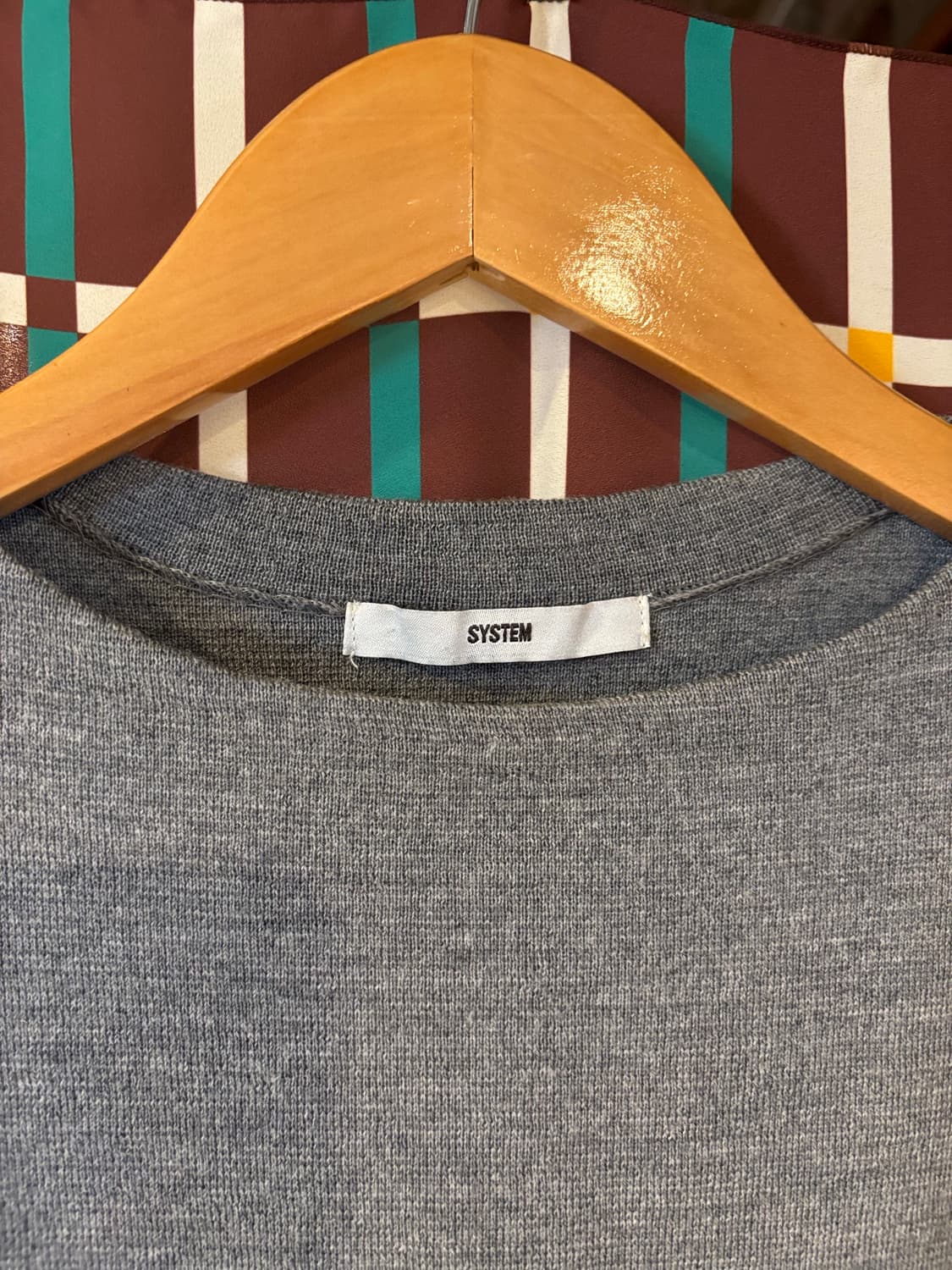 시스템 (SYSTEM) 회색 니트 상품이미지2