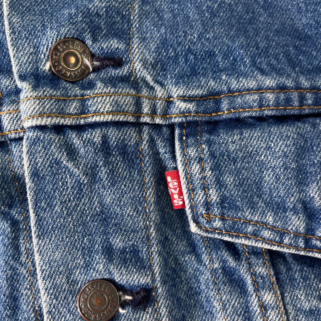 95 리바이스 90s USA 데님 트러커 자켓 상품이미지4