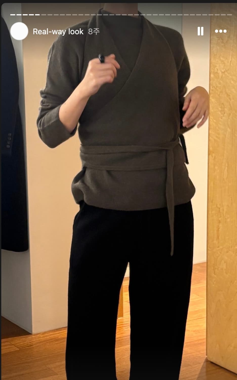 LFM Tie-Wrap Apron (Wood) 상품이미지2