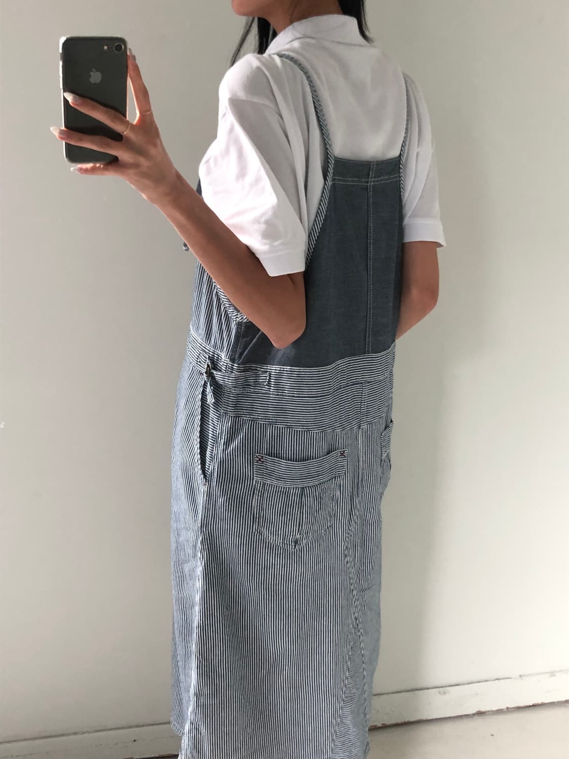 일본빈티지 히코리 데님 원피스 상품이미지2