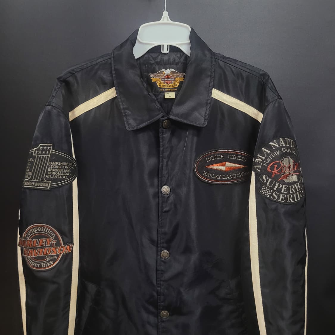 HARLEY DAVIDSON 할리데이비슨 빈티지  레이싱 자켓  상품이미지2