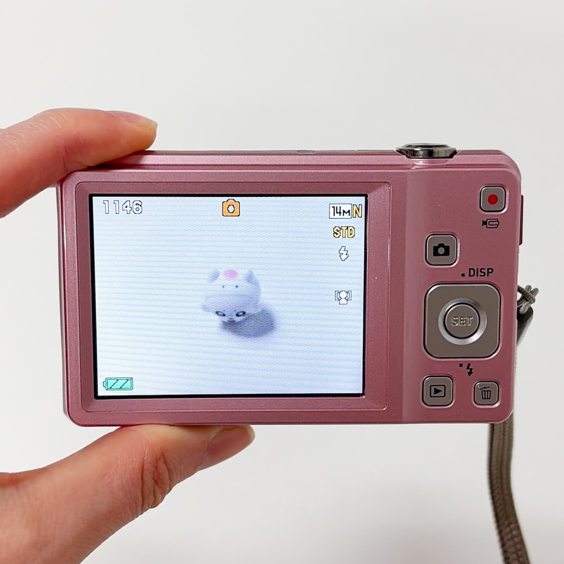 카시오 엑슬림 ZS5 핑크 코르티스 디카 상품이미지5