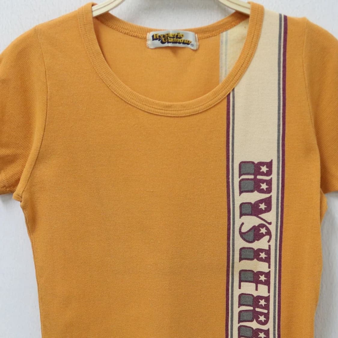 히스테릭 글래머 레터링 반팔 티셔츠 66802 상품이미지3