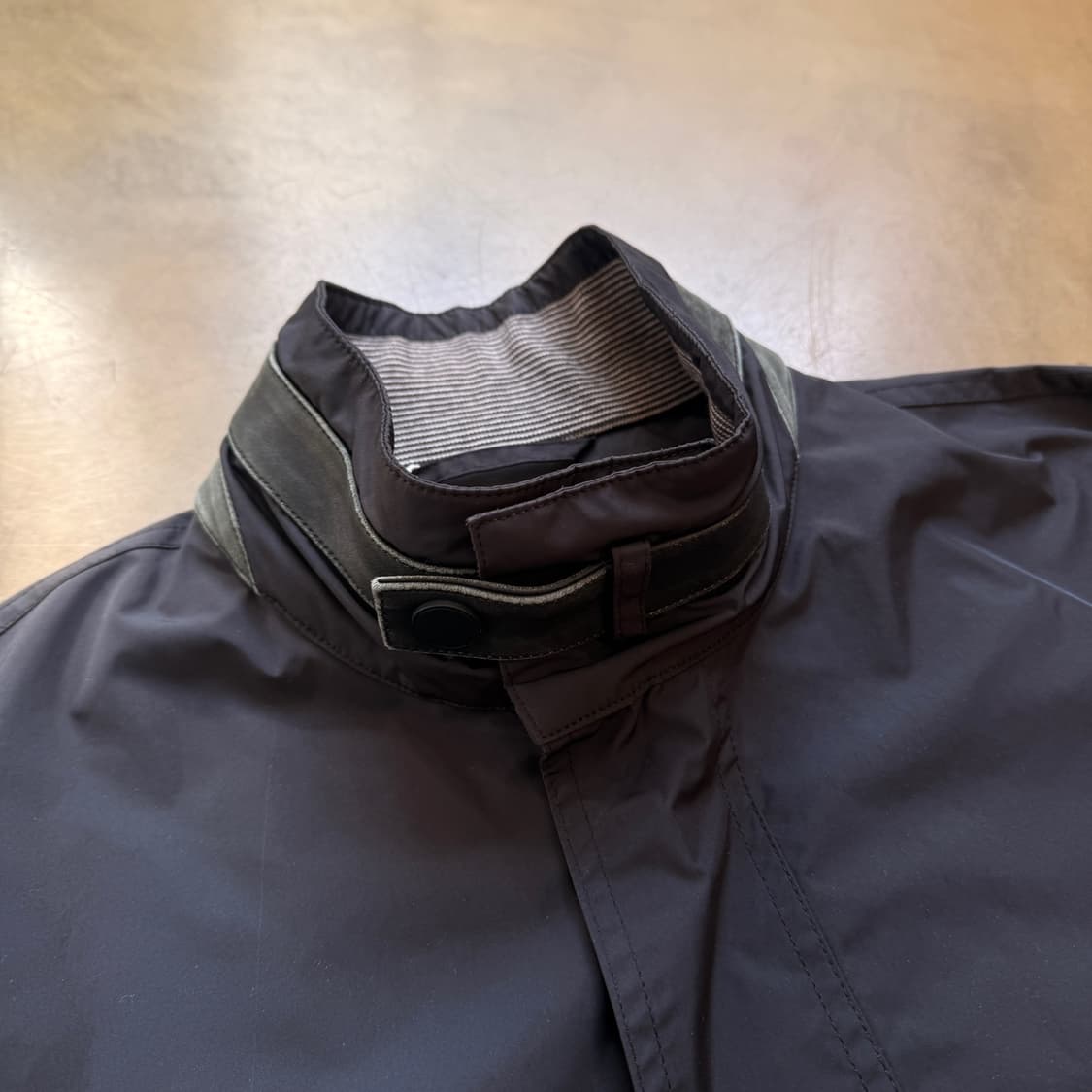 Z ZEGNA  레더 트리밍 나일론 자켓 상품이미지3