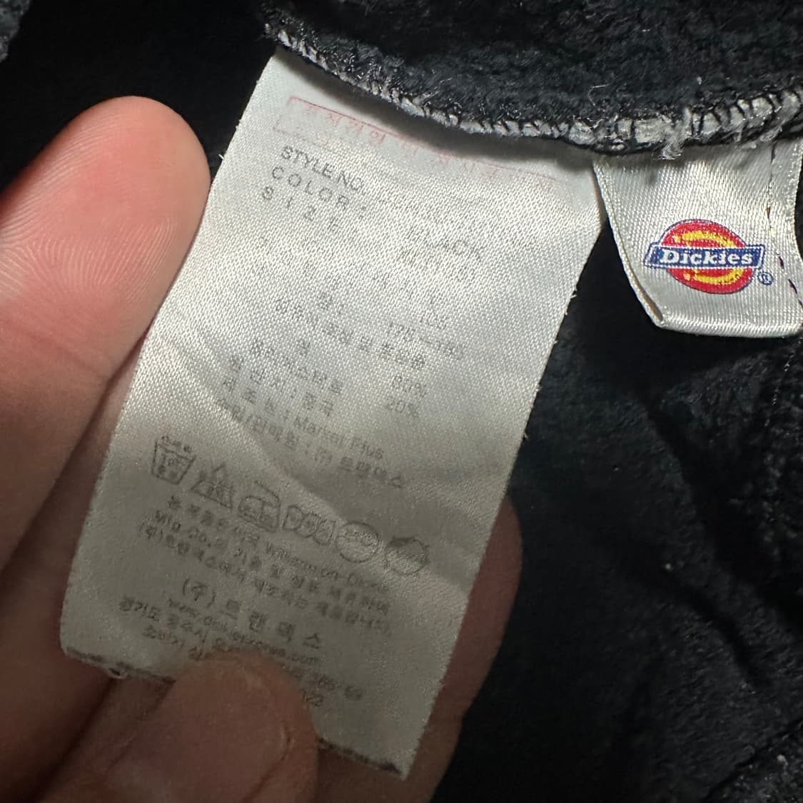 (XL) 디키즈 블랙 프린팅 오버핏 후드티 상품이미지3