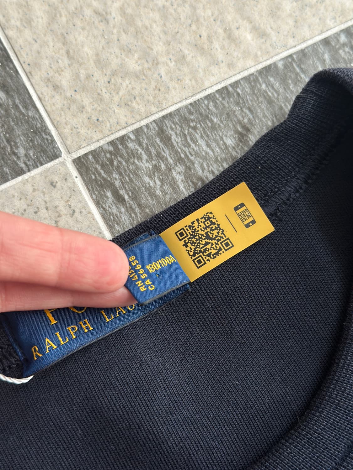 폴로 랄프로렌 네이비 숏 슬리브 맨투맨  상품이미지8