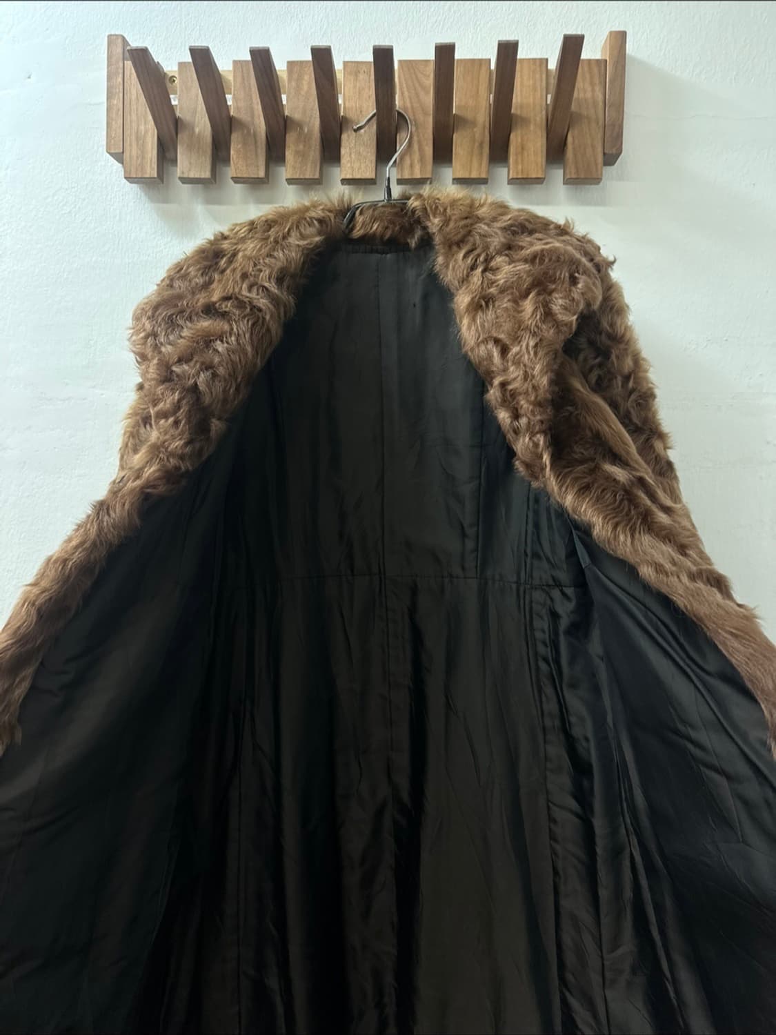Real Shearling 100% 리얼 양털 롱 코트  상품이미지5