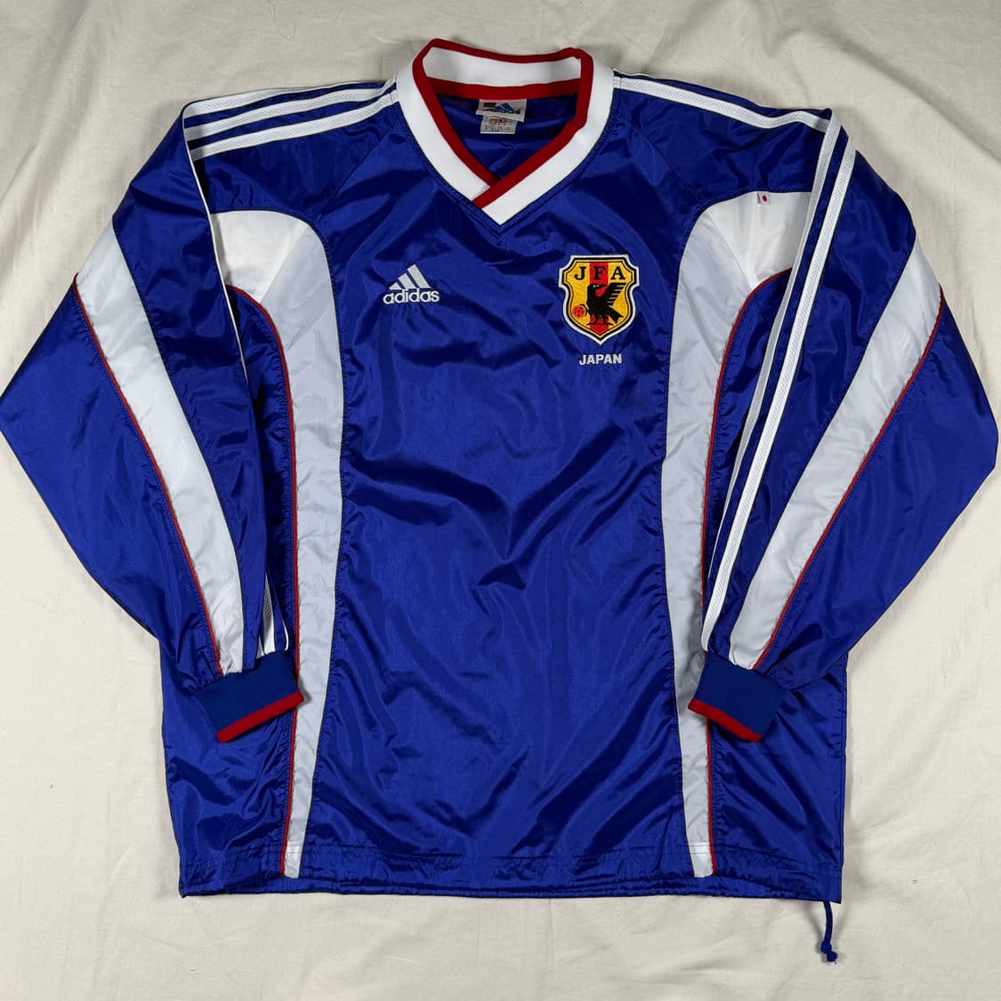 99-00 아디다스 일본 축구 국가대표 바람막이 웜업 피스테 어센틱 상품이미지1