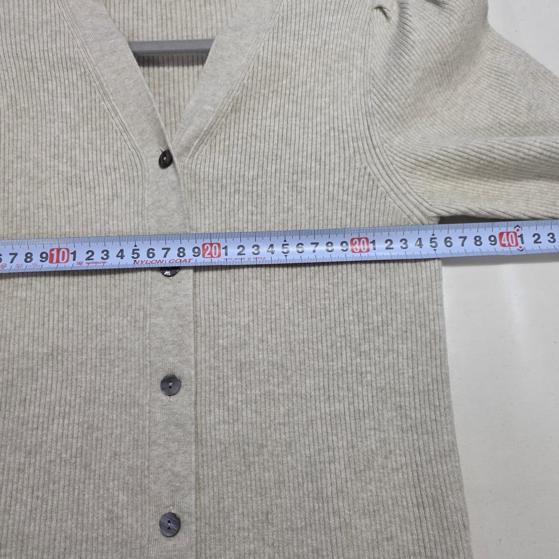 0799[MAGJAY] 퍼프소매 골지 가디건 FREE 데일리 상품이미지3