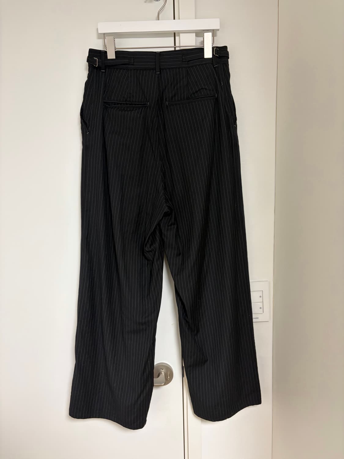 폴리테루 핀 스트라이프 트라우저  상품이미지2