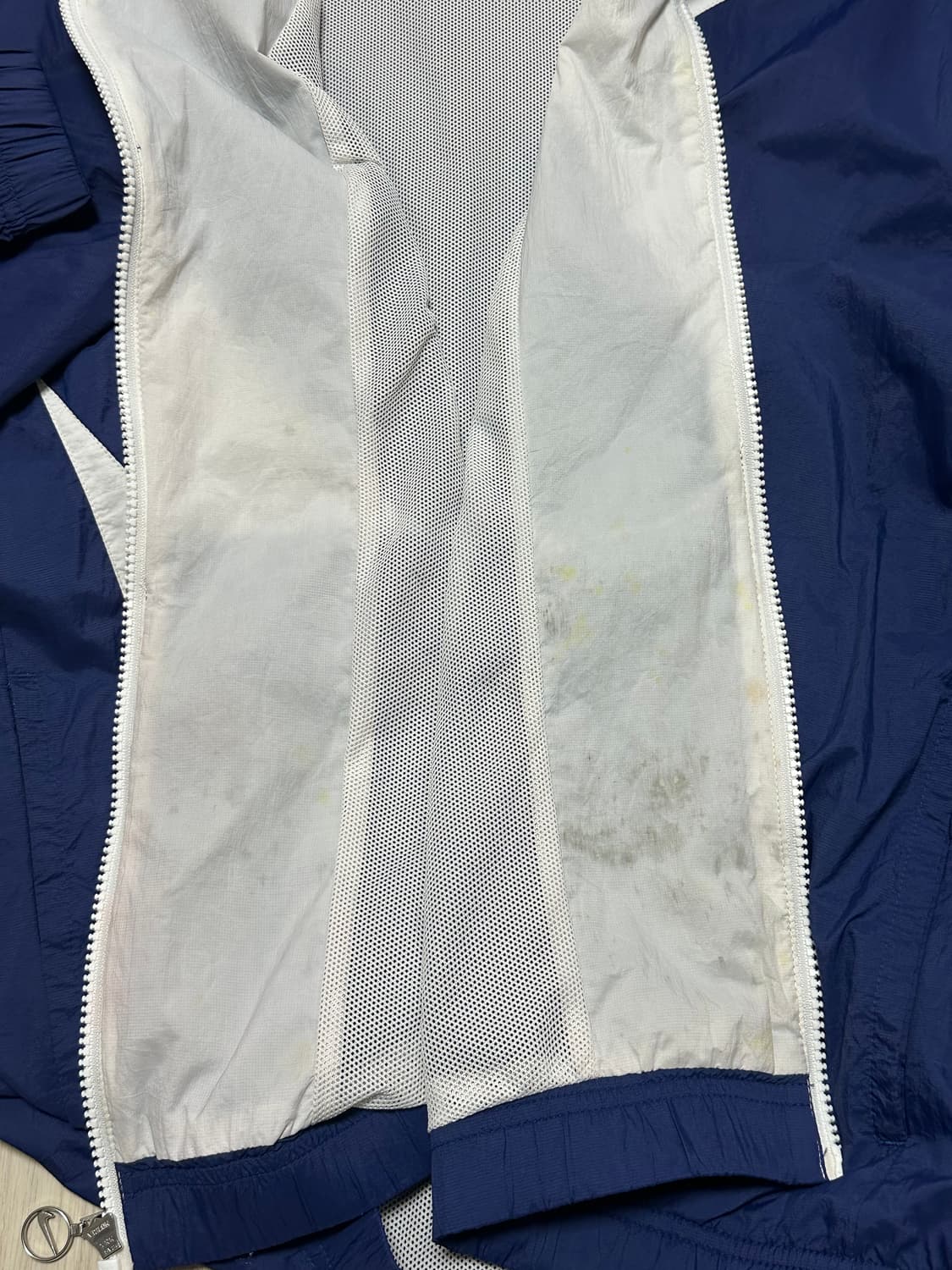 나이키 NIKE 빅스우시 우븐 배색 바람막이 자켓 네이비 상품이미지6