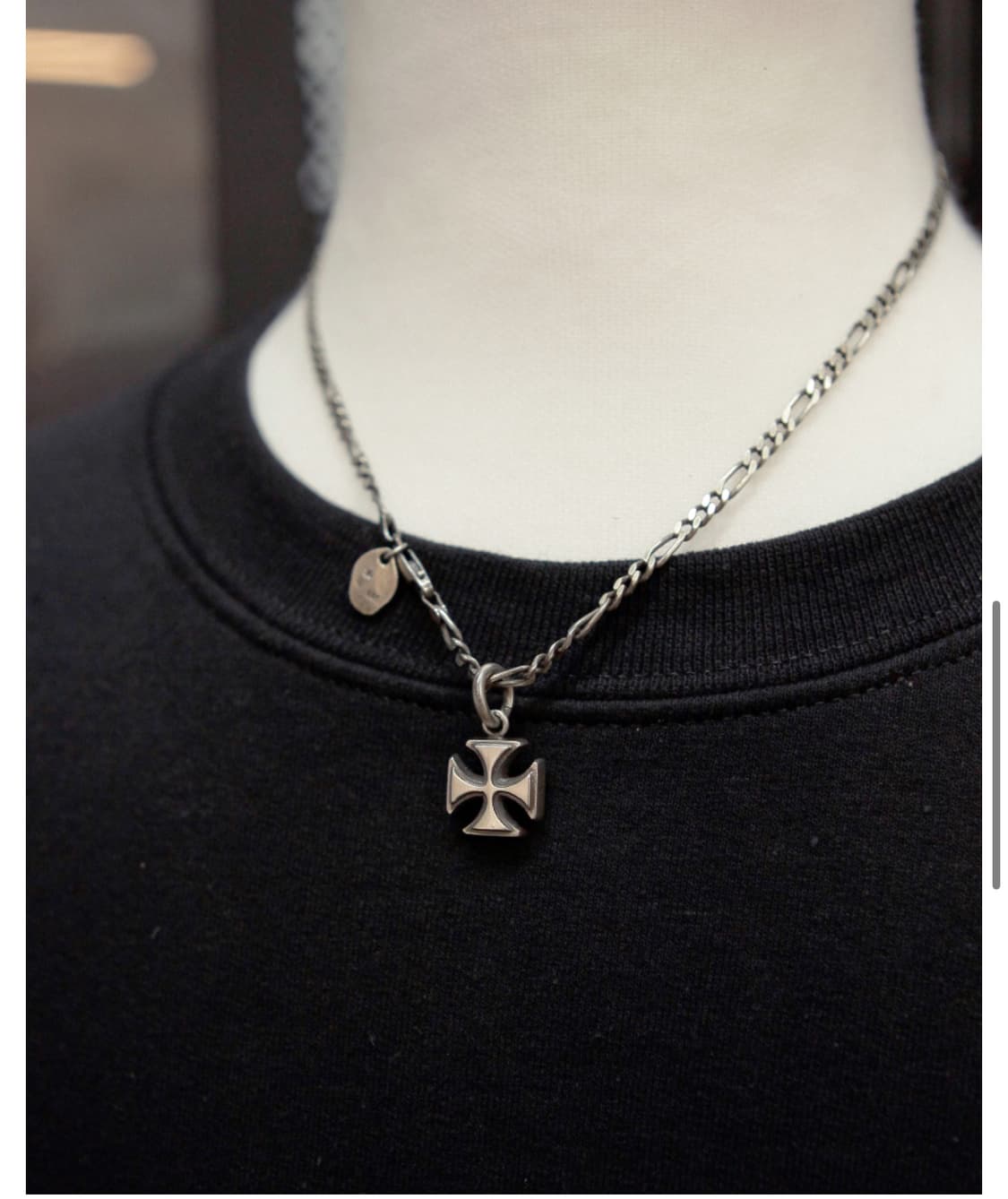 삼오세공 아이언크로스 cross 팬던트 목걸이 상품이미지2