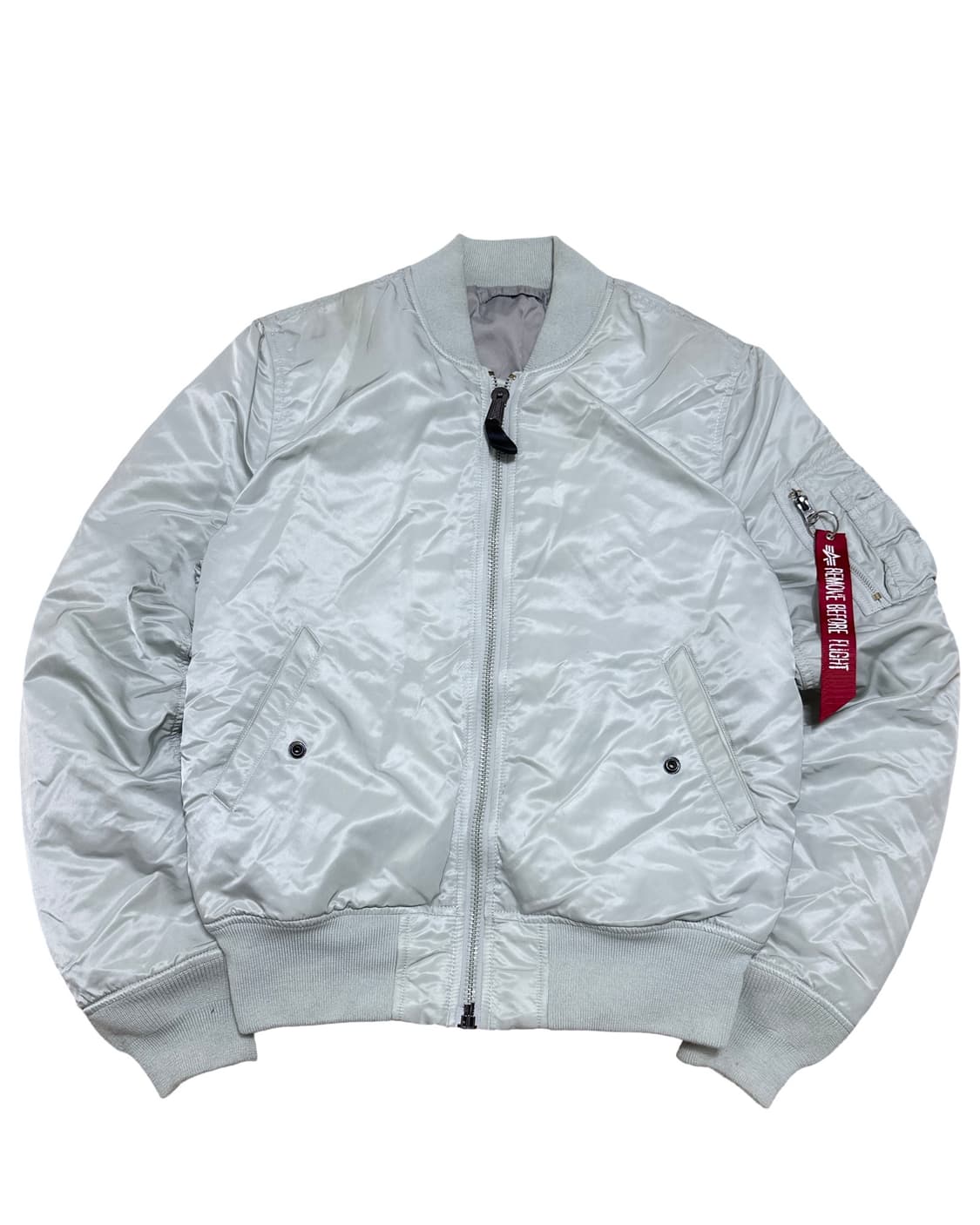 알파인더스트리 MA-1 라이트 그레이 항공점퍼 상품이미지1