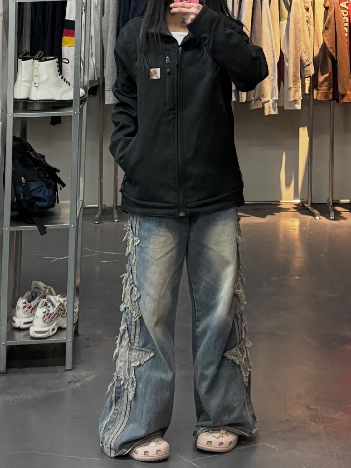 칼하트 소프트쉘 레인 집업자켓 A3247 상품이미지1