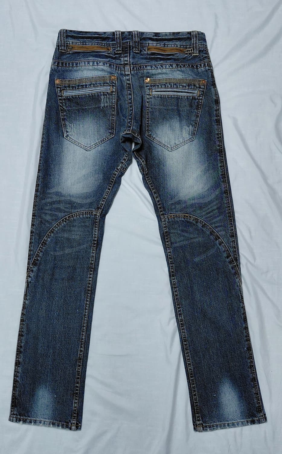 [희귀/아카이브] 일본 브랜드 Made in Heaven 멀티 지퍼 데님 상품이미지7