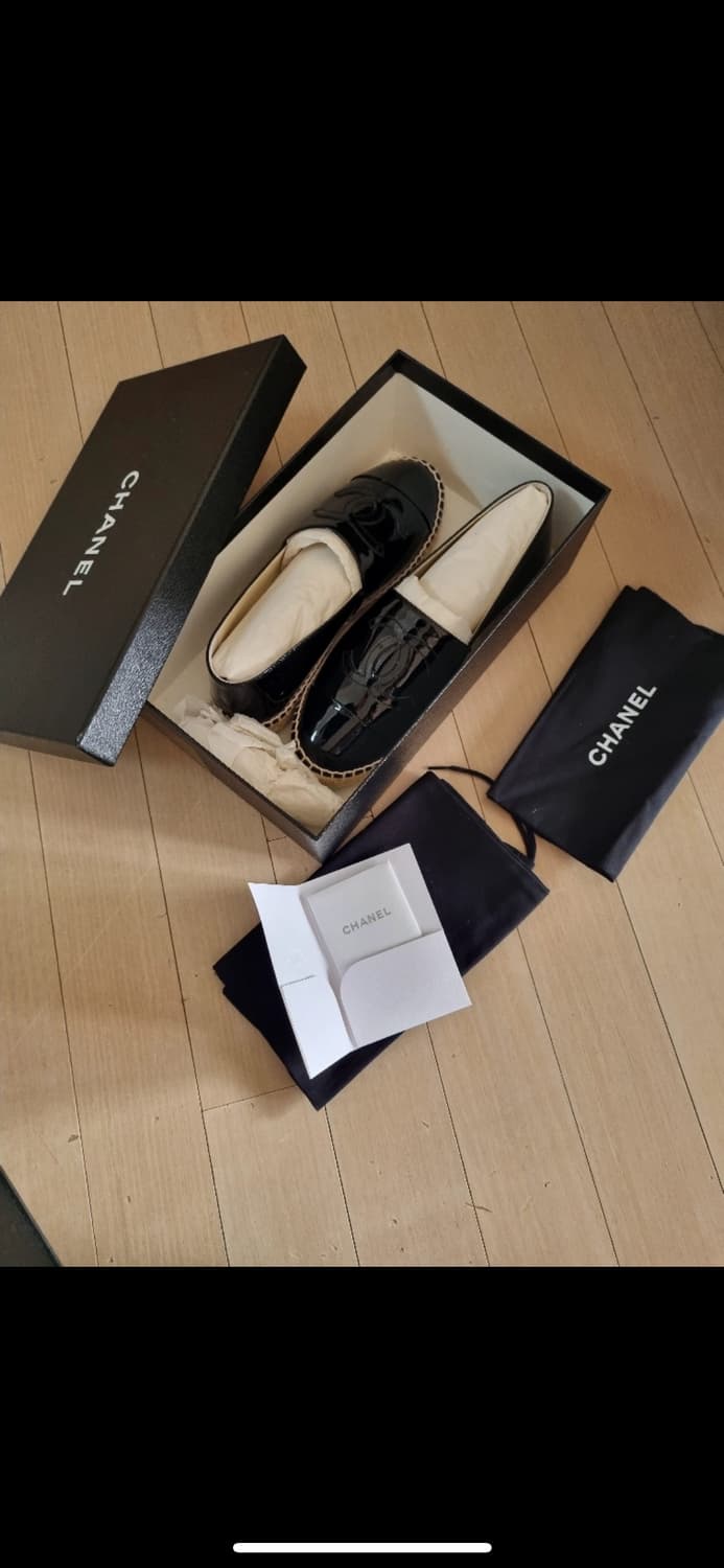 샤넬 에스파듀 유광 블랙 새상품 상품이미지4