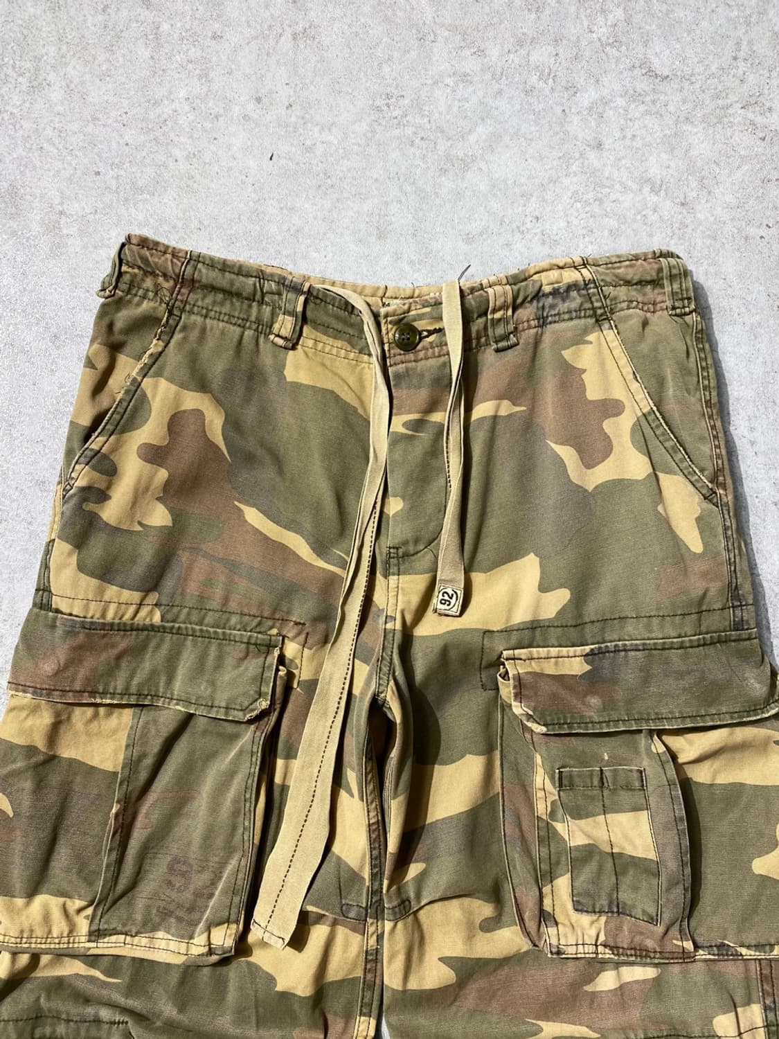 [M] Abercrombie 아베크롬비 카모플라쥬 카고 와이드 팬츠 상품이미지2