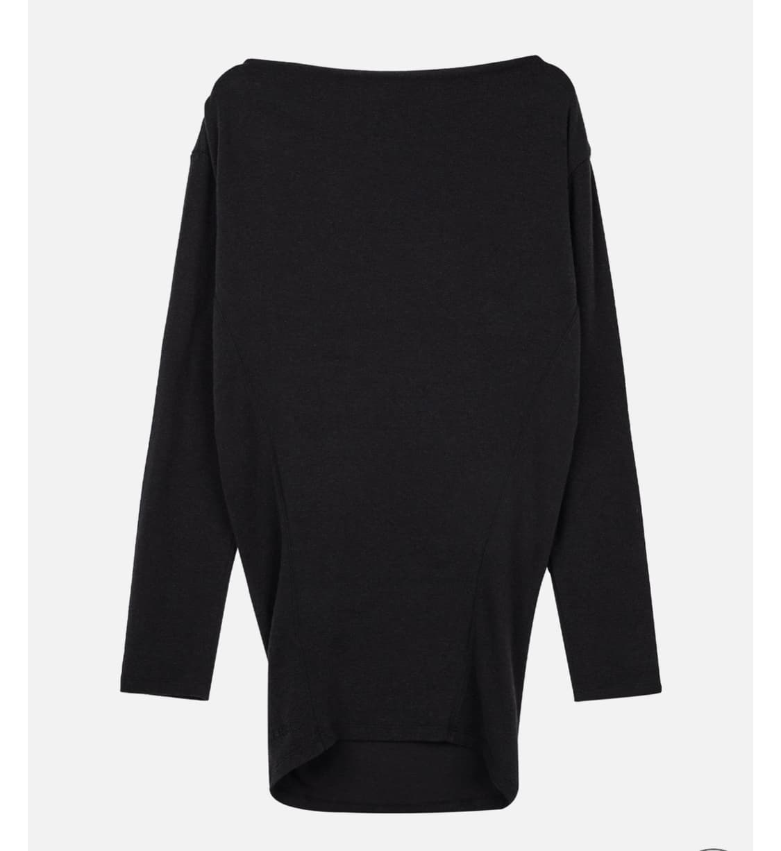 cerric incision tapered top, black 상품이미지3