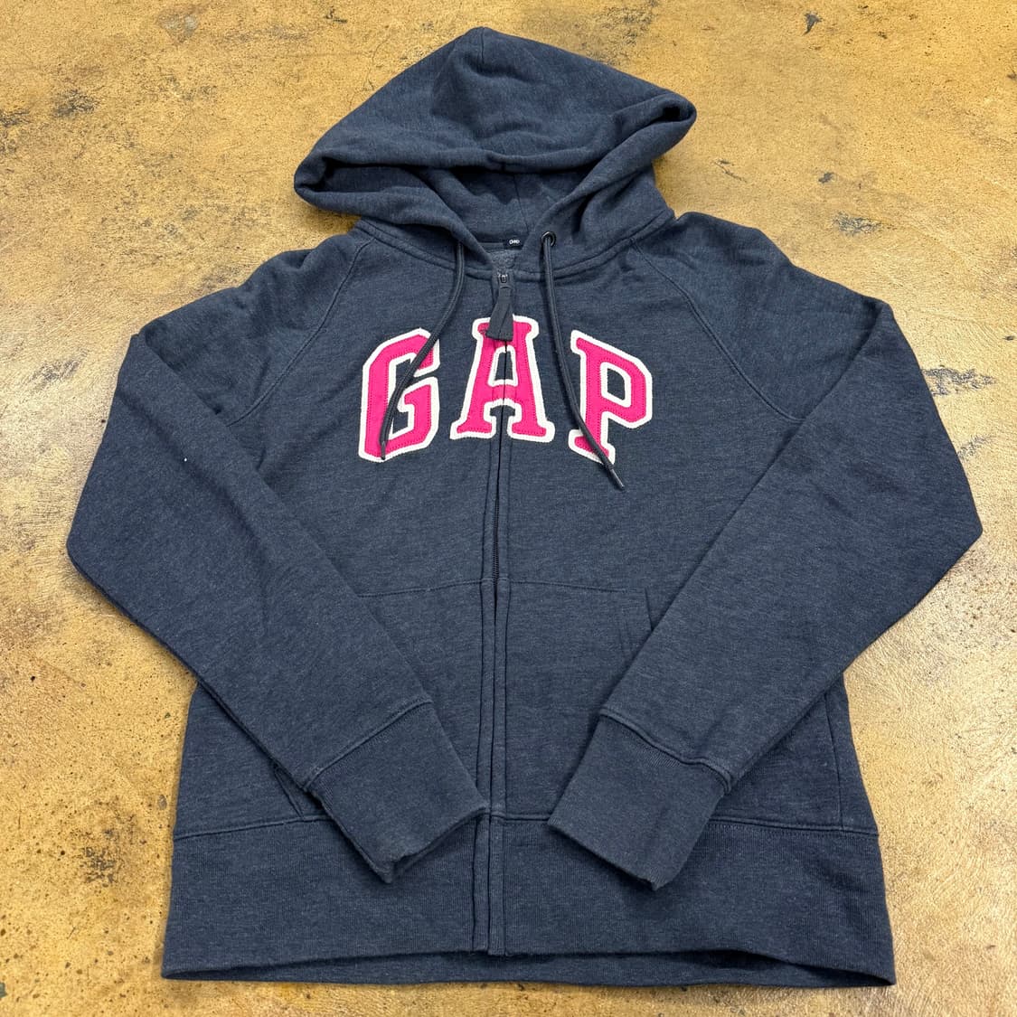 갭 네이비 핑크 후드집업 상품이미지2