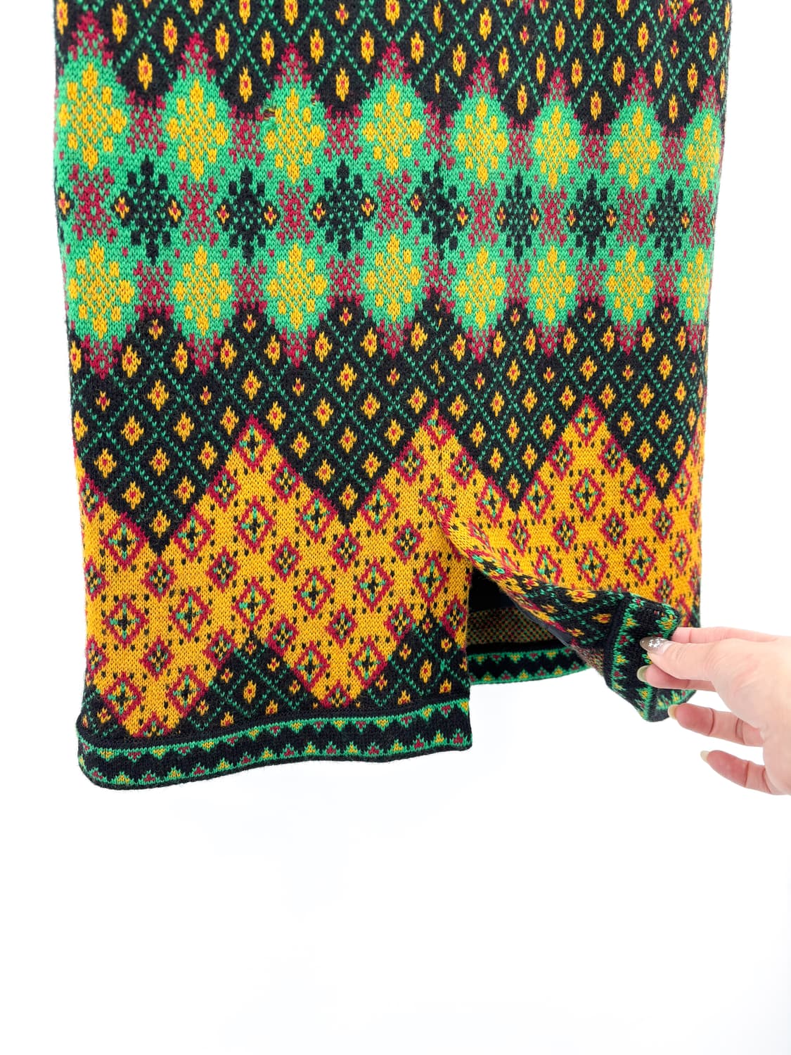  빈티지 울 니트 스커트 상품이미지7