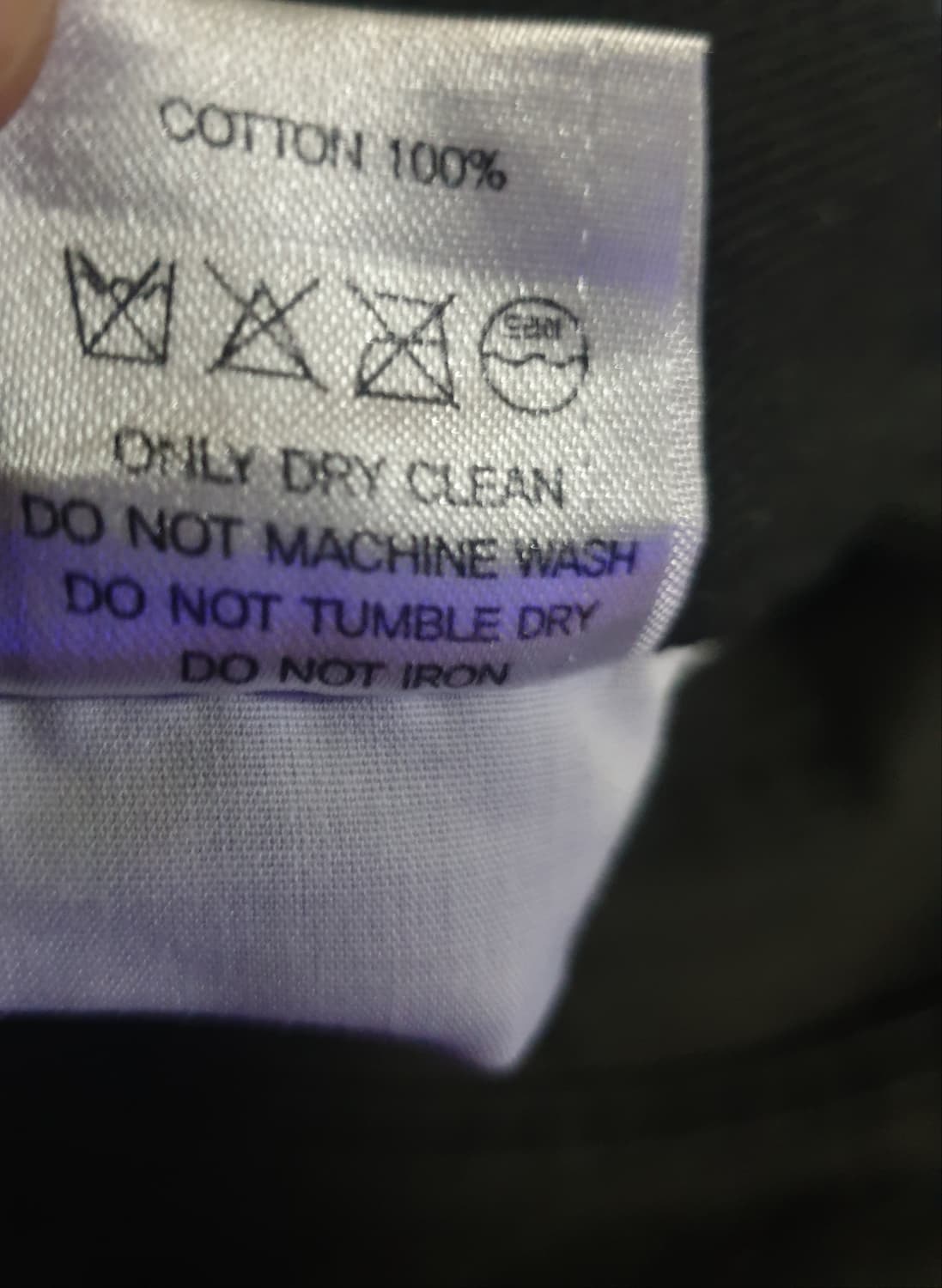 (협업제품) 이자반x유프 더블니 백프린팅 코튼 워크팬츠 블랙 (M) 상품이미지7