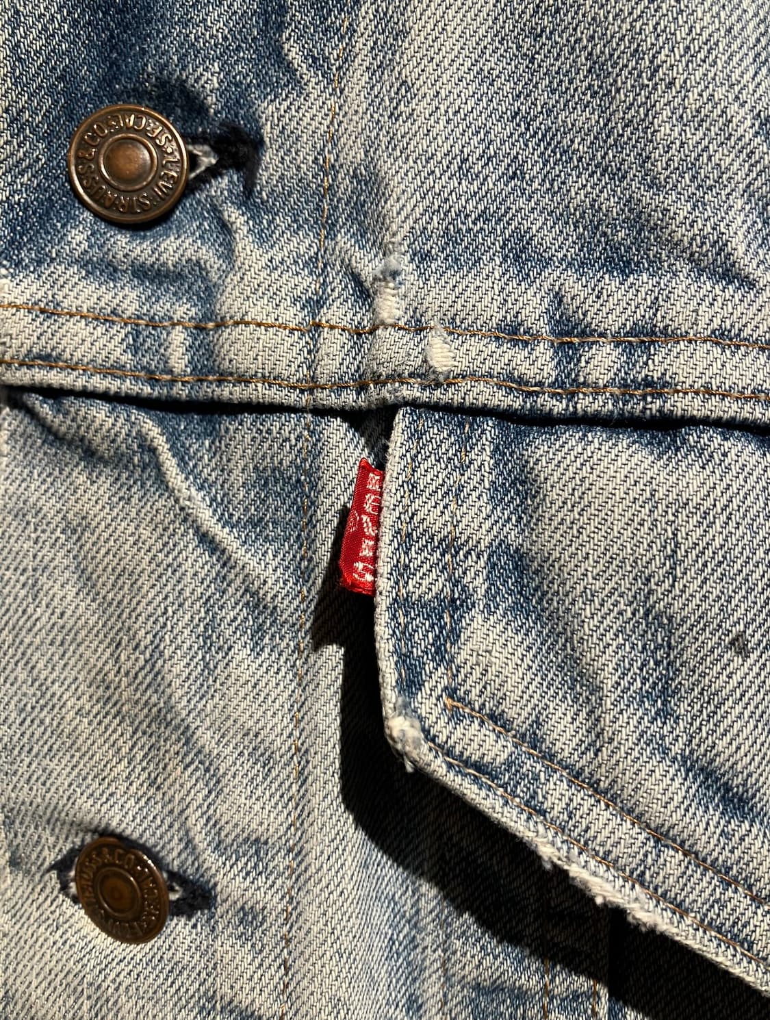 80s USA 빈티지 리바이스 70505 3세대 데님 자켓 상품이미지5