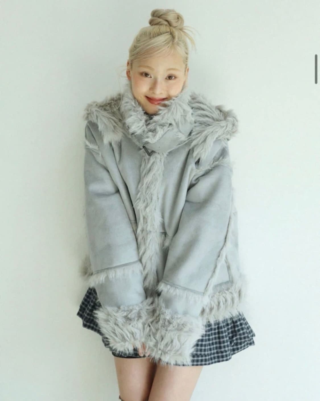 [새상품] 어글리쉐도우 리버시블 시어링 자켓 블루 상품이미지3