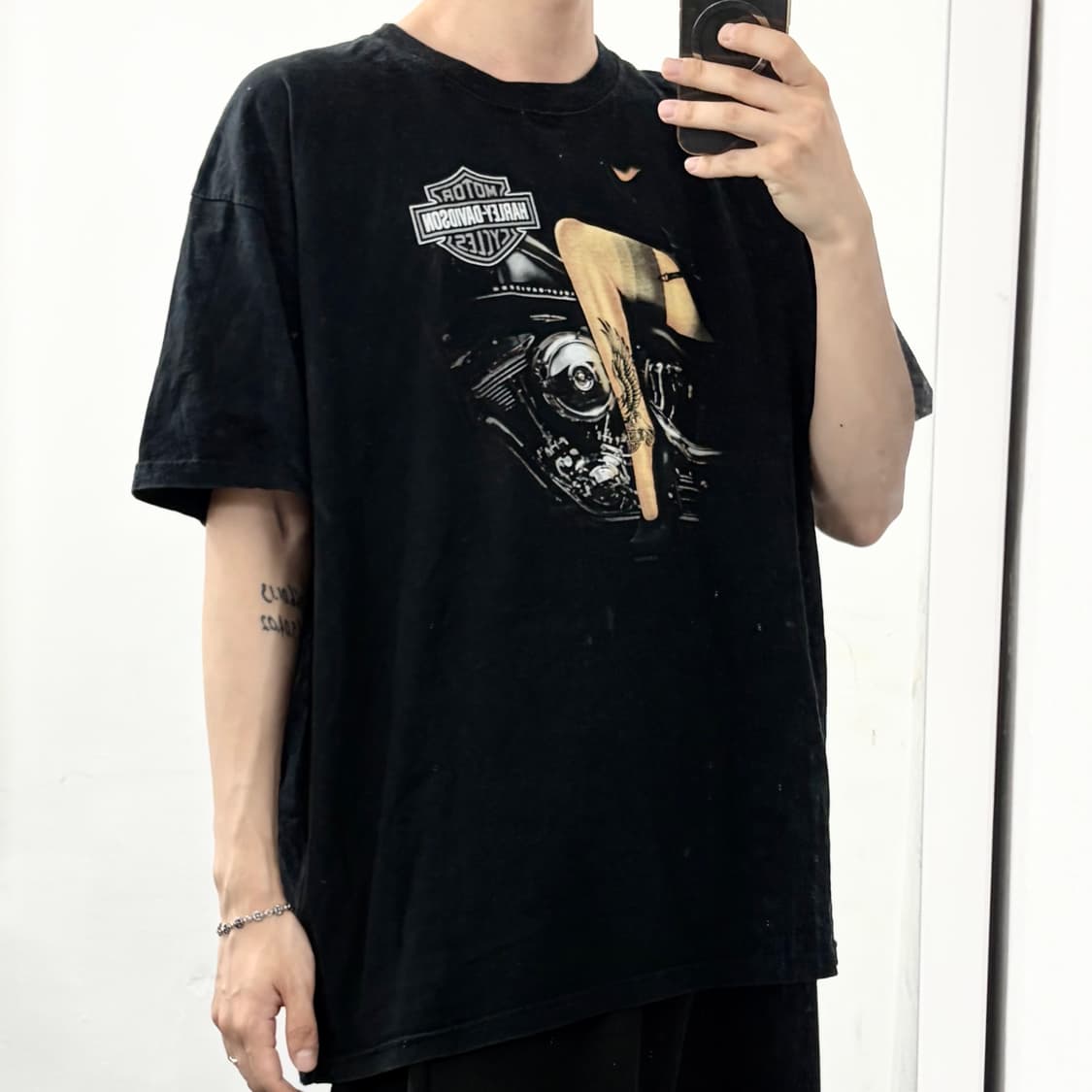 할리데이비슨 선버리 오하이오 반팔 티셔츠 상품이미지4