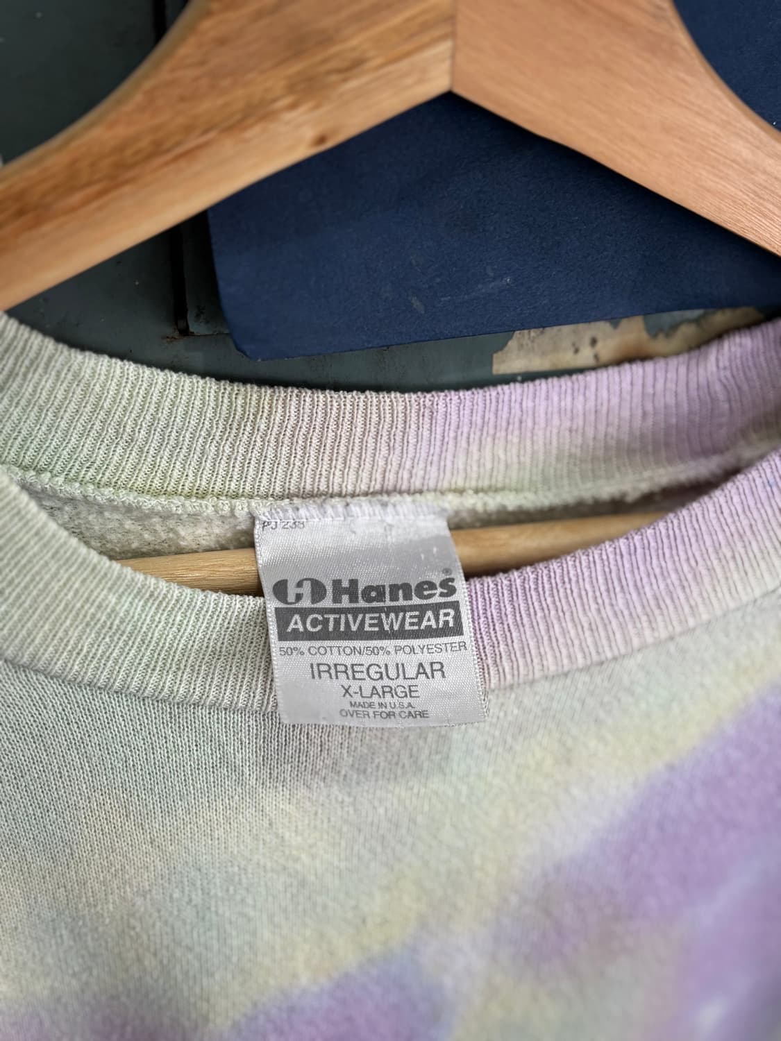 90s Hanes Tie-Dye Raglan Sweatshirt 상품이미지2